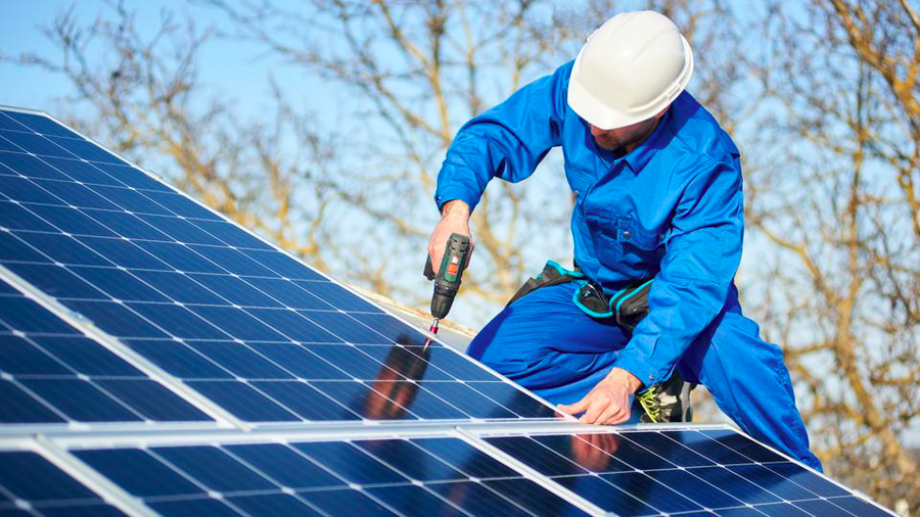 Solar installation on rooftop